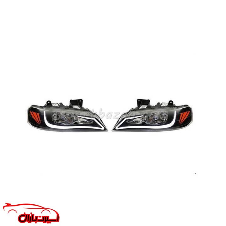 چراغ جلو اسپرت پژو پارس طرح AUDI